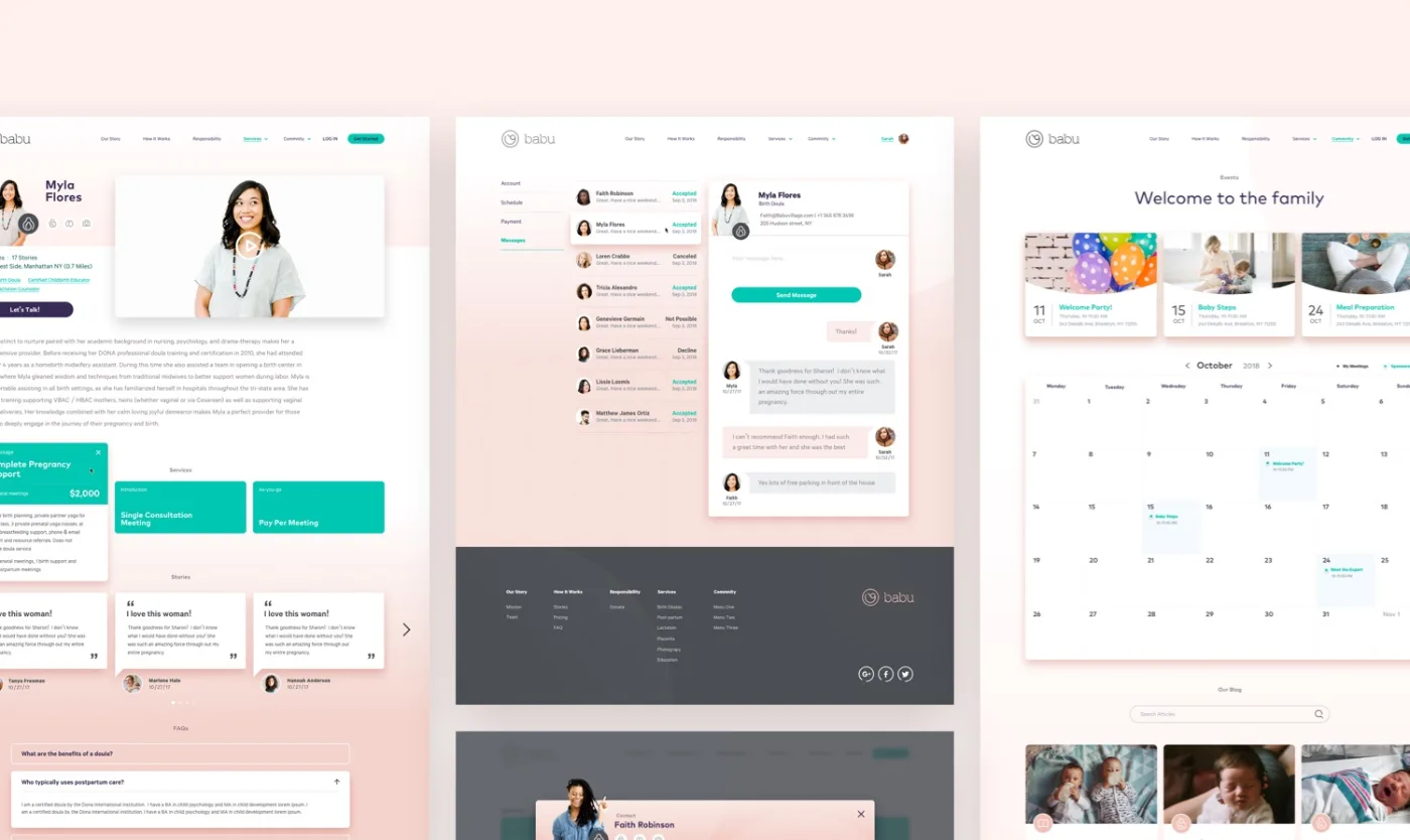 Screens overview