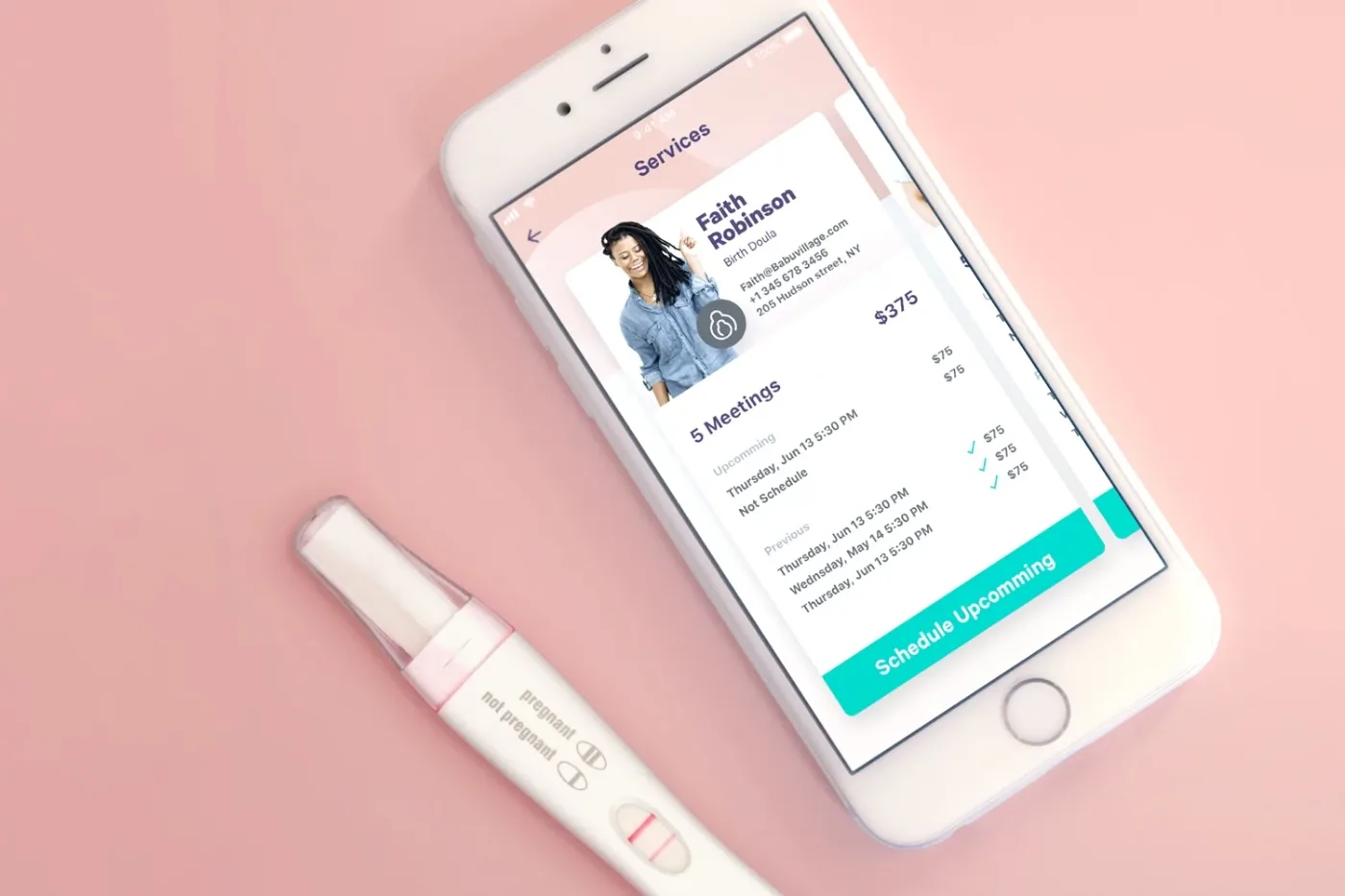 Babu app screens