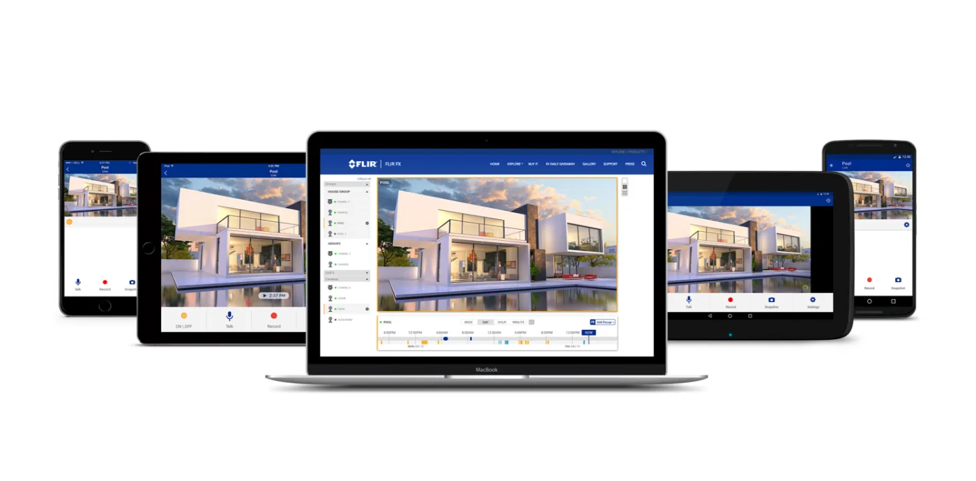 The app across phone, tablet and desktop