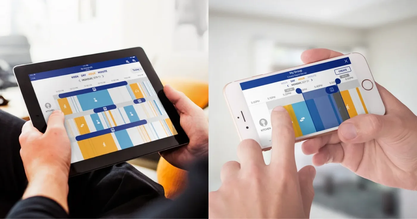 App screens