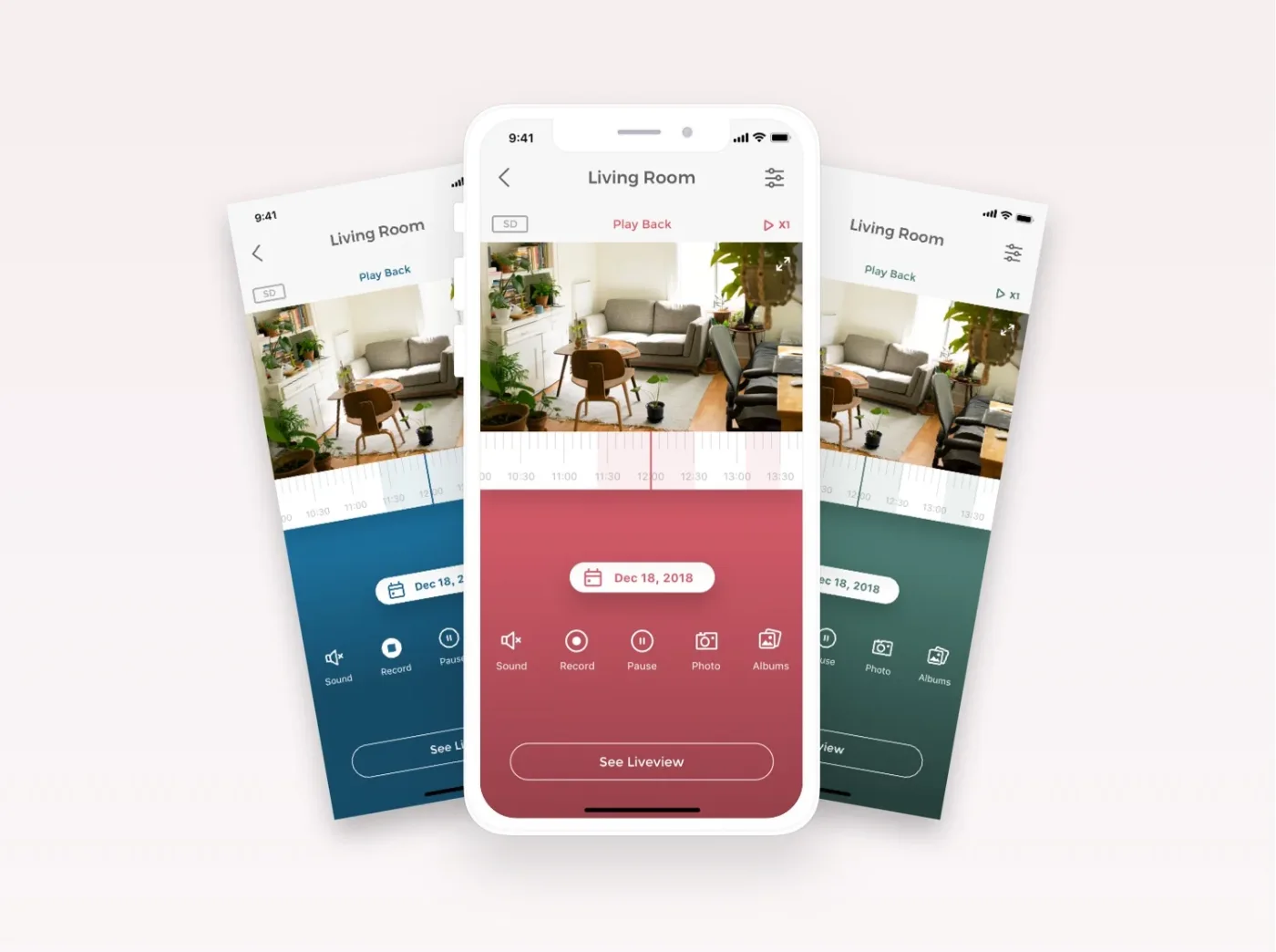 App screens