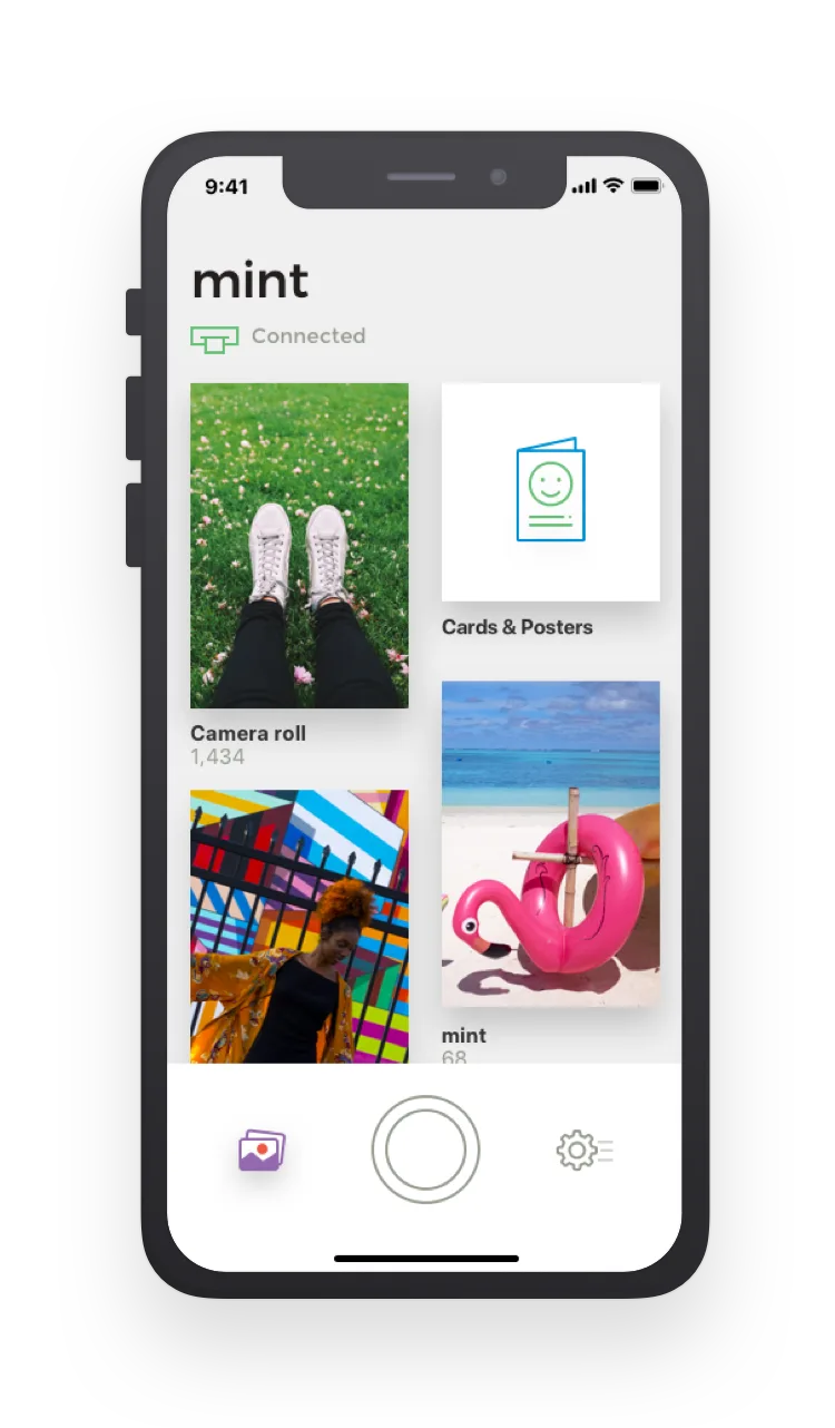 Photo gallery screen